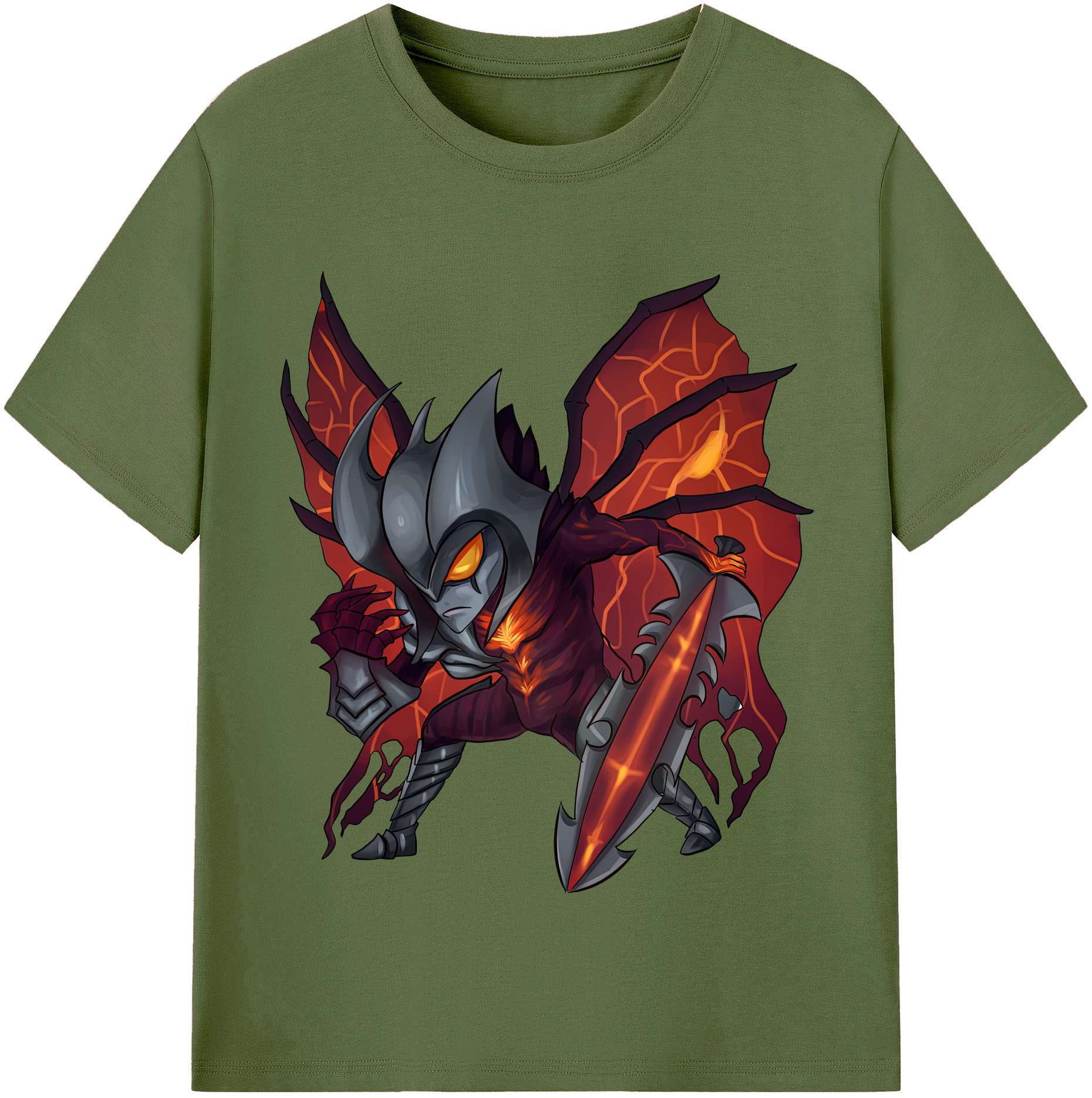 リーグ・オブ・レジェンド League of Legends LOL 綿100％半袖Tシャツ（フロントプリント）
